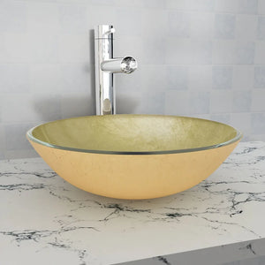 Basin Tempered Glass 16.5"