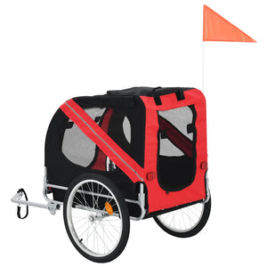 Pet Bike Trailer Red and