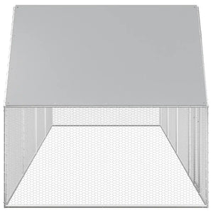 Chicken Coop 32.8'x6.6'x6.6'Galvanized Steel