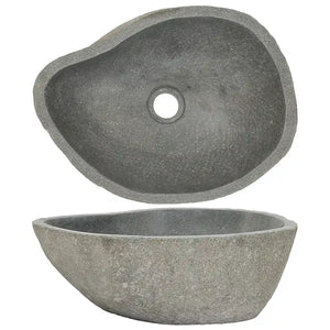Basin River Stone Oval (14.6"-18.1")x(11.4"-14.2")