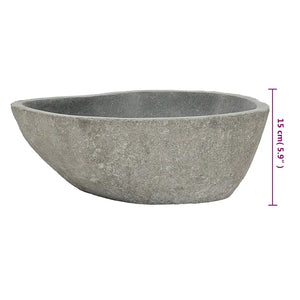 Basin River Stone Oval (14.6"-18.1")x(11.4"-14.2")