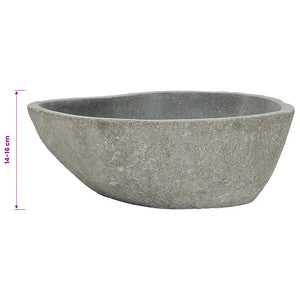 Basin River Stone Oval (14.6"-18.1")x(11.4"-14.2")