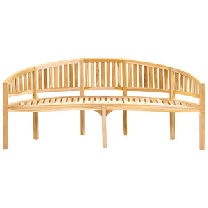 Banana Bench 78.7" Solid Teak Wood