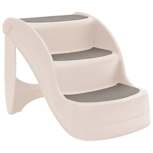 Folding Dog Stairs 19.7"x15"x15" Plastic