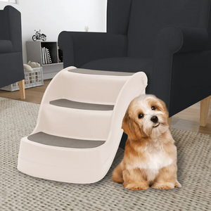 Folding Dog Stairs 19.7"x15"x15" Plastic