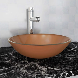 Basin Tempered Glass 16.5"