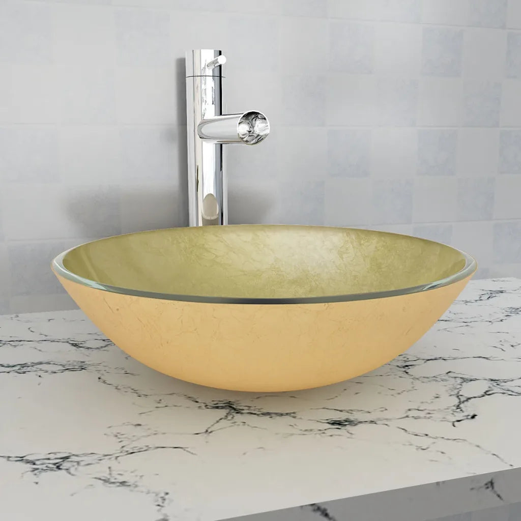 Basin Tempered Glass 16.5"