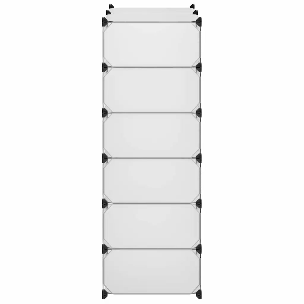 Interlocking Shoe Organizer with 12 Compartments