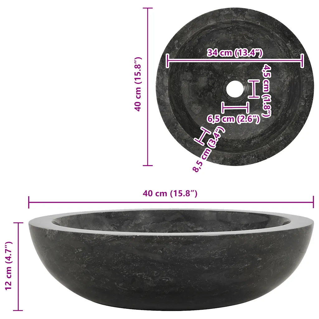 Sink 15.7"x4.7" Marble