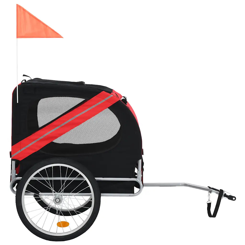 Pet Bike Trailer Red and