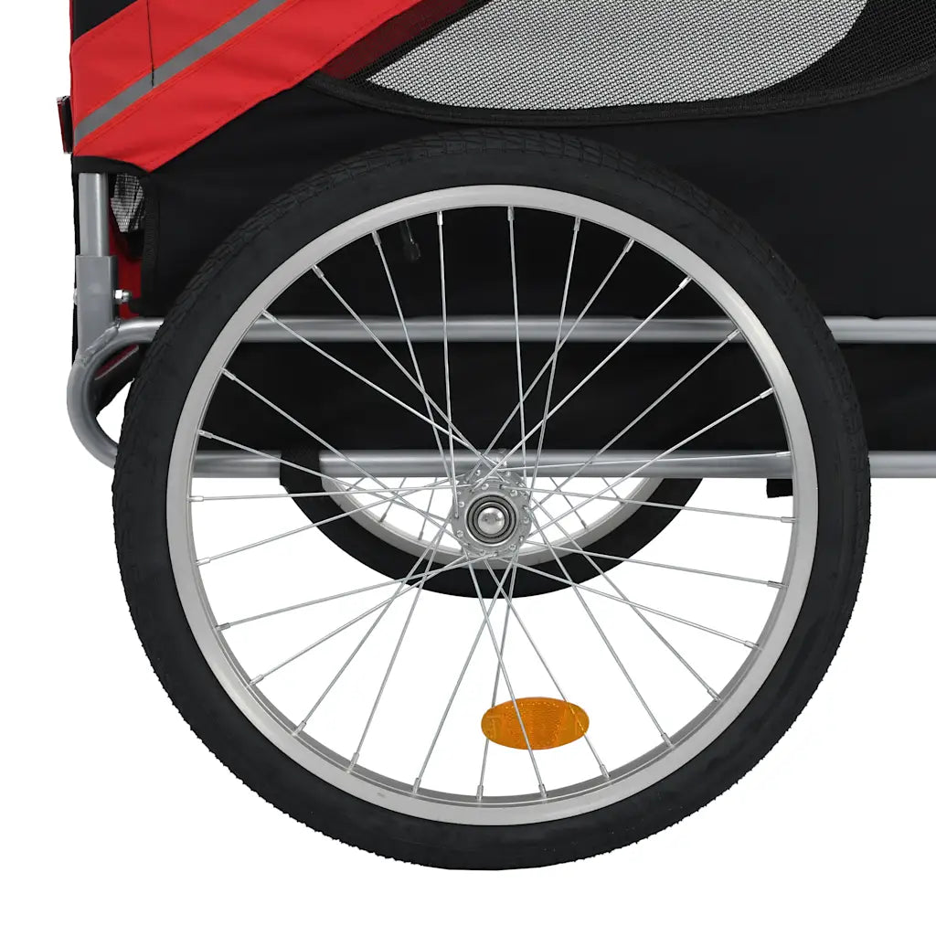 Pet Bike Trailer Red and
