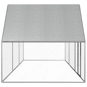 Chicken Coop 32.8'x6.6'x6.6'Galvanized Steel