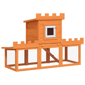 Outdoor  Rabbit Hutch House Pet Cage Single House