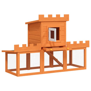 Outdoor  Rabbit Hutch House Pet Cage Single House