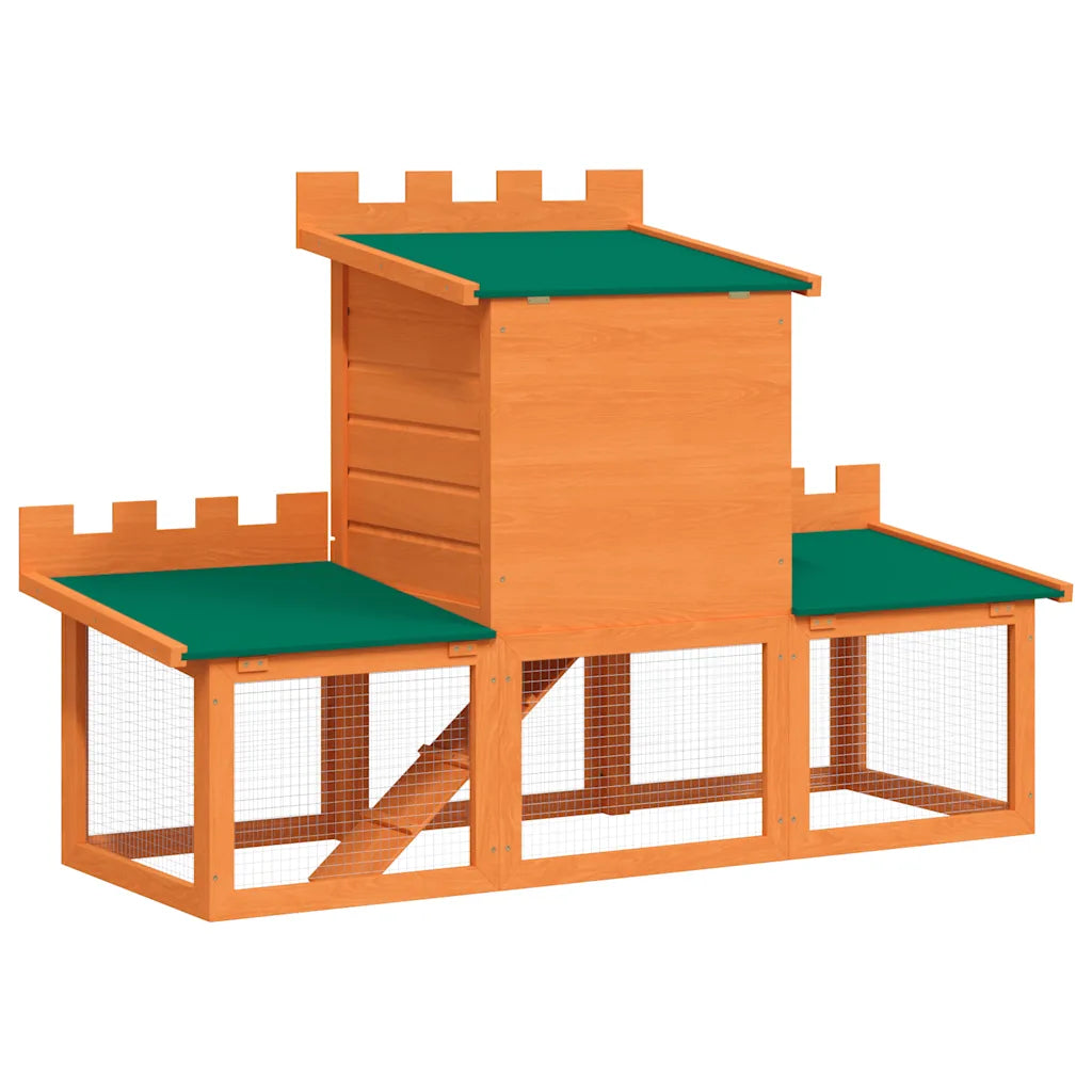 Outdoor  Rabbit Hutch House Pet Cage Single House