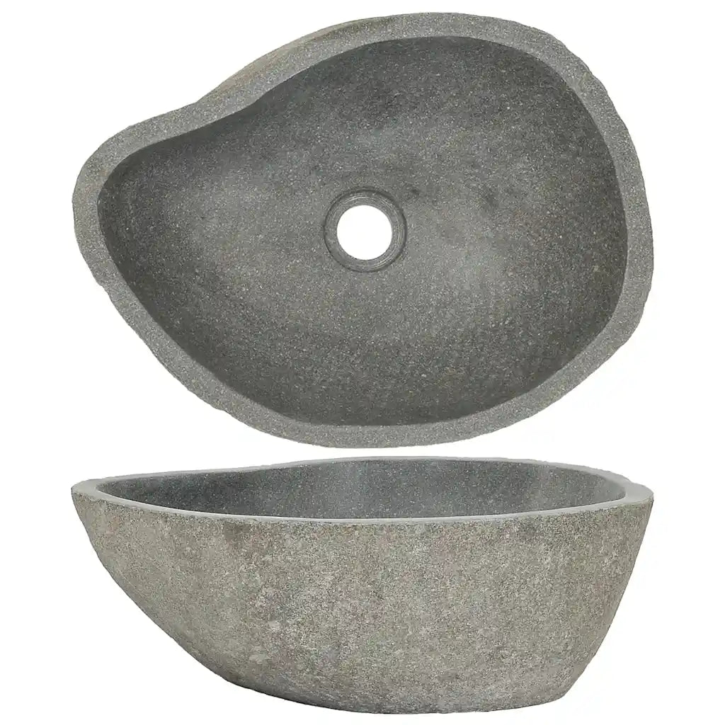 Basin River Stone Oval (14.6"-18.1")x(11.4"-14.2")