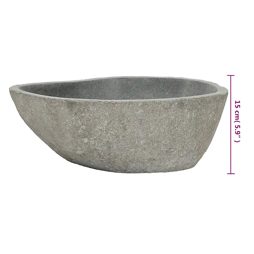 Basin River Stone Oval (14.6"-18.1")x(11.4"-14.2")