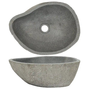 Basin River Stone Oval (14.6"-18.1")x(11.4"-14.2")