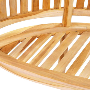 Banana Bench 78.7" Solid Teak Wood